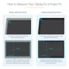 StarTech.com Monitor Privacy Screen for 22 inch Display - Computer Screen Security Filter - Blue Light Reducing Screen Protector Film - 16:10 Widescreen - Matte/Glossy - +/-30 Degree
