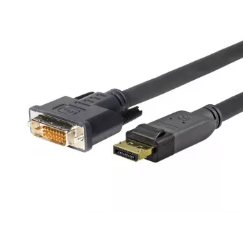 Vivolink PRODPDVI15 video cable adapter 15 m DisplayPort DVI-D Black