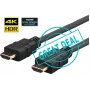 Vivolink 10x Pro HDMI Cable 2m Ultra Flexible, 2 m, HDMI Type A (Standard), HDMI Type A (Standard), 4096 x 2160 pixels, 3D, Black