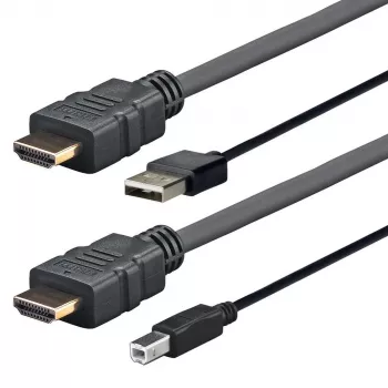 Vivolink PRO HDMI W/USB 2.0 A/B (AMP) 2m 4096x2160 Black