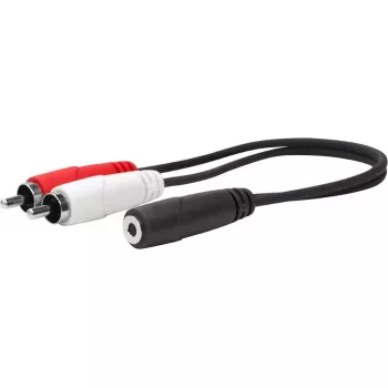 Vivolink PROMJFRCAM0.2 audio cable 0.2 m 3.5mm 2 x RCA Black