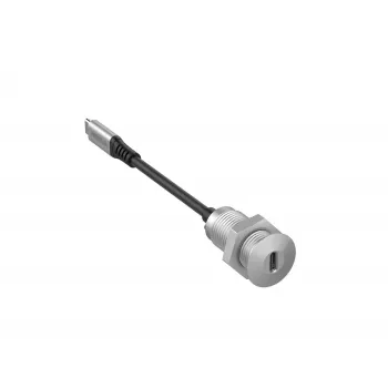 Vivolink PROUSBCMF0.3SOCKET USB cable USB 3.2 Gen 2 (3.1 Gen 2) 0.3 m USB C Grey