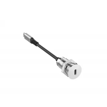 Vivolink PROUSBCMF0.3SOCKET-W USB cable USB 3.2 Gen 2 (3.1 Gen 2) 0.3 m USB C White