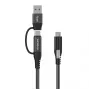 Vivolink PROUSBCMM1.5ADP USB cable USB 3.2 Gen 2 (3.1 Gen 2) 1.5 m USB C Black