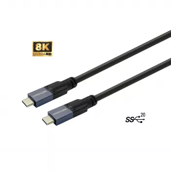 Vivolink PROUSBCMM6 USB cable USB 3.2 Gen 2 (3.1 Gen 2) 6 m USB C Black