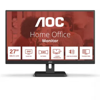 AOC E3 Q27E3UAM computer monitor 68.6 cm (27 inch) 2560 x 1440 pixels Quad HD Black