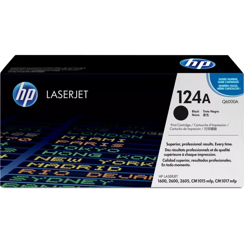 HP 124A Black Original LaserJet Toner Cartridge