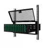 Lanview RAB505BL 5U 19-inch rack mount security cover panel