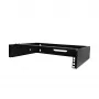 StarTech.com 2U Wall Mount Network Rack - 14In. Deep (Low Profile) - 19 inch Patch Panel Bracket for Shallow Server, IT Equipment, Network Switches - 77lbs/35kg Weight Capacity, Black