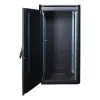 Freestanding rack LOGON RDL22U66BL 22U Black 600 kg capacity