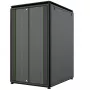 LANVIEW RDL26U81BL 26U 19-inch Free Standing Rack Cabinet, 600x800x1330 mm, Black, IP20, 600 kg