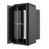 Lanview RDL36U88BL 36U 19 inch Free-Standing Rack Cabinet 800x800x1786mm Black 600kg IP20