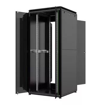 Lanview RDL36U88BL 36U 19 inch Free-Standing Rack Cabinet 800x800x1786mm Black 600kg IP20