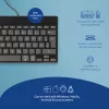 R-Go Tools Ergonomic keyboard R-Go Compact Break, compact keyboard with break software, QWERTZ (DE), wired, black