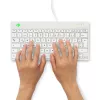 R-Go Tools Ergonomic keyboard R-Go Compact Break, compact keyboard with break software, QWERTZ (DE), wired, white