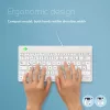 R-Go Tools Ergonomic keyboard R-Go Compact Break, compact keyboard with break software, QWERTZ (DE), wired, white
