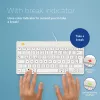 R-Go Tools Ergonomic keyboard R-Go Compact Break, compact keyboard with break software, QWERTZ (DE), wired, white