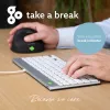 R-Go Tools Ergonomic keyboard R-Go Compact Break, compact keyboard with break software, QWERTZ (DE), wired, white