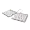 R-Go Tools Ergonomic keyboard R-Go Split Break with break software, ergonomic split keyboard, QWERTZ (DE), Bluetooth, white