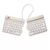 R-Go Tools Ergonomic keyboard R-Go Split Break with break software, ergonomic split keyboard, QWERTZ (DE), Bluetooth, white