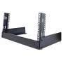 StarTech.com 4U 2-Post Open Frame Desktop Rack, 19 inch Free Standing Server Rack, Black