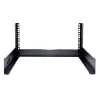 StarTech.com 4U 2-Post Open Frame Desktop Rack, 19 inch Free Standing Server Rack, Black