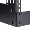 StarTech.com 4U 2-Post Open Frame Desktop Rack, 19 inch Free Standing Server Rack, Black