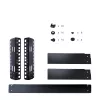 StarTech.com 4U 2-Post Open Frame Desktop Rack, 19 inch Free Standing Server Rack, Black