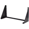 StarTech.com 5U Vertical Wall Mount Rack – 19in Low Profile Open Frame Bracket for Network, Server, AV and IT Equipment, Black