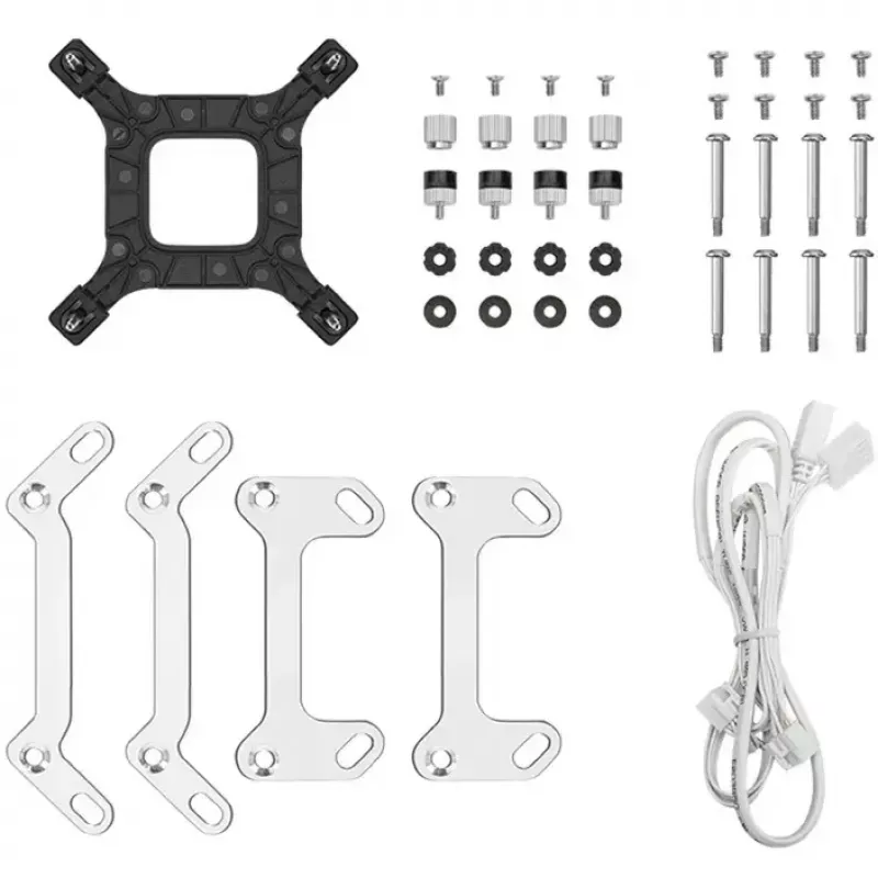 Liquid Cooler DeepCool LD240 White 240mm radiator with RGB fans