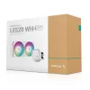 All-in-one liquid cooler DeepCool LE520 WH — 120 mm fan, 220 W TDP, white, supports LGA 1150/1151/1155/1200/1700 and AM4/AM5