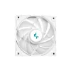 All-in-one liquid cooler DeepCool LE520 WH — 120 mm fan, 220 W TDP, white, supports LGA 1150/1151/1155/1200/1700 and AM4/AM5