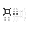 All-in-one liquid cooler DeepCool LE520 WH — 120 mm fan, 220 W TDP, white, supports LGA 1150/1151/1155/1200/1700 and AM4/AM5