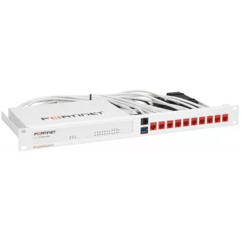 Rackmount.IT RM-FR-T10 1U 19 inch Rack Mount Kit for FortiGate 60E/61E - White