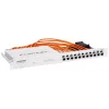 Rackmount.IT RM-FR-T10I 1U Rack Mount Kit for FortiGate 60E/61E with Shielded CAT6 Cables and Couplers, White
