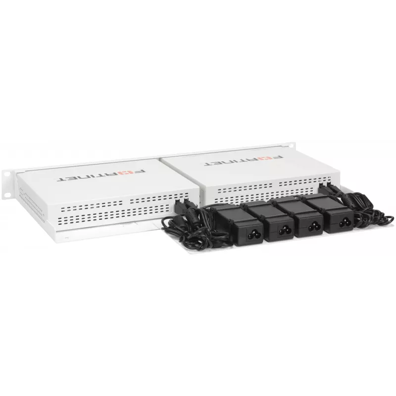 Rackmount.IT RM-FR-T20 1U Rack Mount Kit for FortiGate 90G/91G Series DUO, White
