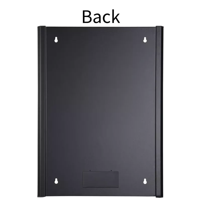 Wall mounted rack LOGON RWM16U45BL 16U Black Key lock Cable management