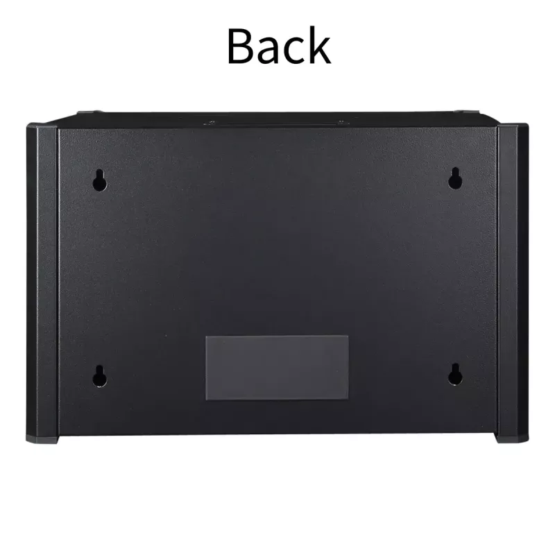 Wall mounted rack LOGON RWP07U45BL 7U Black Key lock