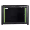 Wall mounted rack LOGON RWP07U45BL 7U Black Key lock