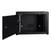 Wall mounted rack LOGON RWP07U45BL 7U Black Key lock