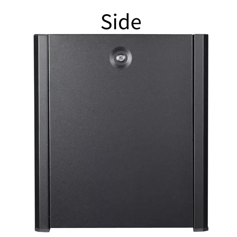 Wall mounted rack LOGON RWP09U45BL 9U Black key lock