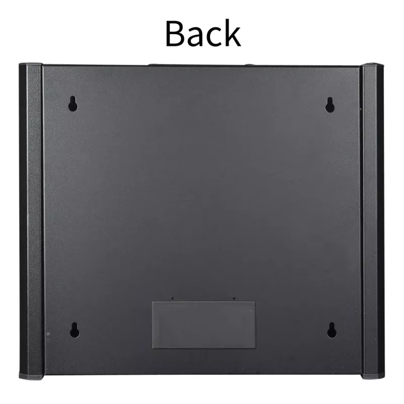 Wall mounted rack LOGON RWP09U45BL 9U Black key lock