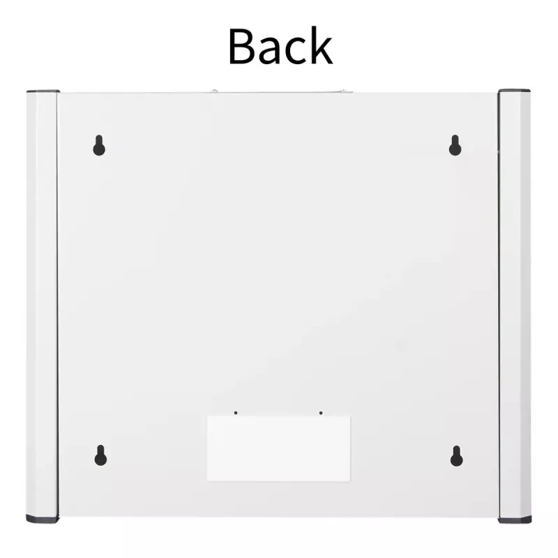 Wall mounted rack LOGON RWP09U56WH 9U White Key lock