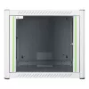 Wall mounted rack LOGON RWP09U56WH 9U White Key lock