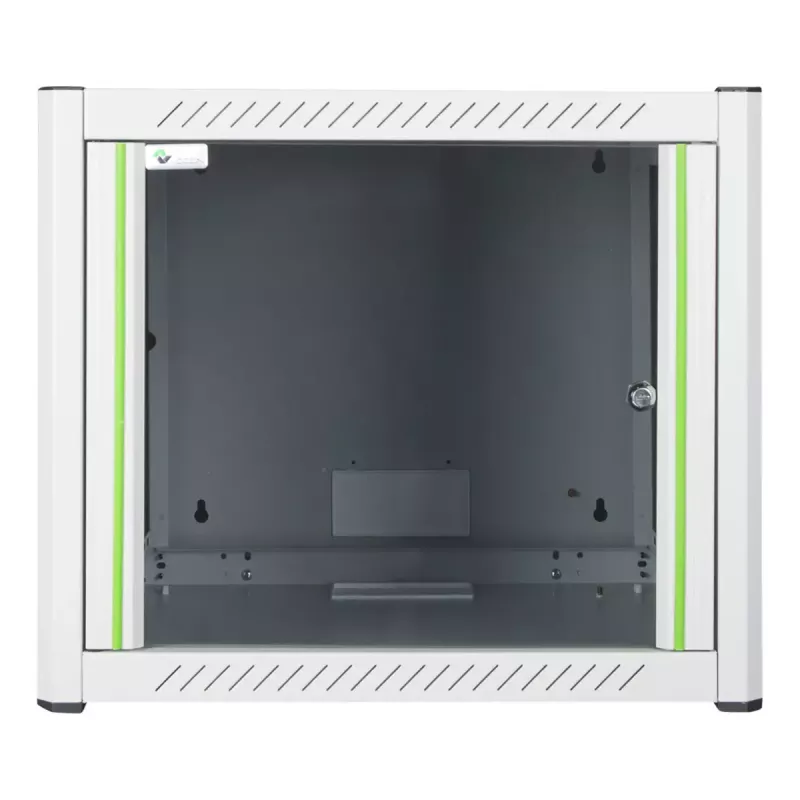 Wall mounted rack LOGON RWP09U56WH 9U White Key lock