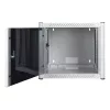 Wall mounted rack LOGON RWP09U56WH 9U White Key lock
