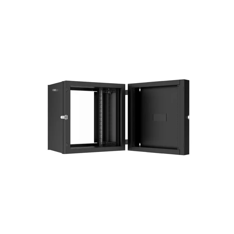 Lanview RWP12U45BL-D rack cabinet 12U Wall mounted rack Black
