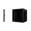 Lanview RWP12U45BL-D rack cabinet 12U Wall mounted rack Black