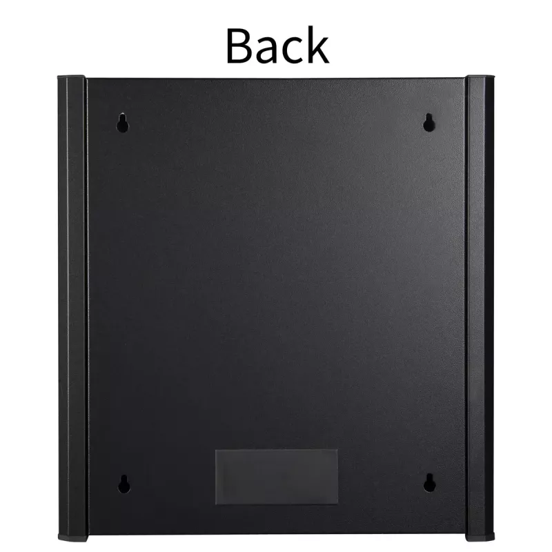 Wall mounted rack LOGON RWP12U56BL 12U Black Key lock