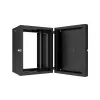 Lanview RWP16U45BL-D rack cabinet 16U Wall mounted rack Black